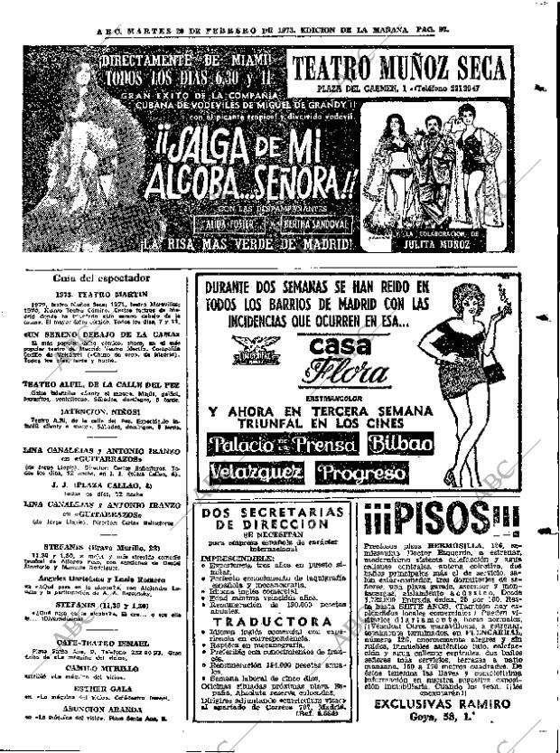 ABC MADRID 20-02-1973 página 87