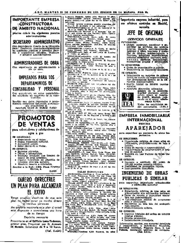 ABC MADRID 20-02-1973 página 93