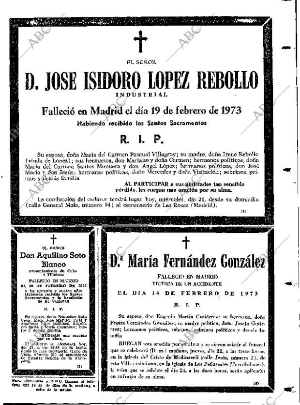 ABC MADRID 21-02-1973 página 111
