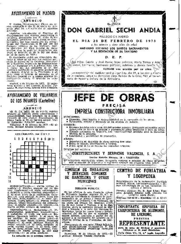 ABC MADRID 21-02-1973 página 113