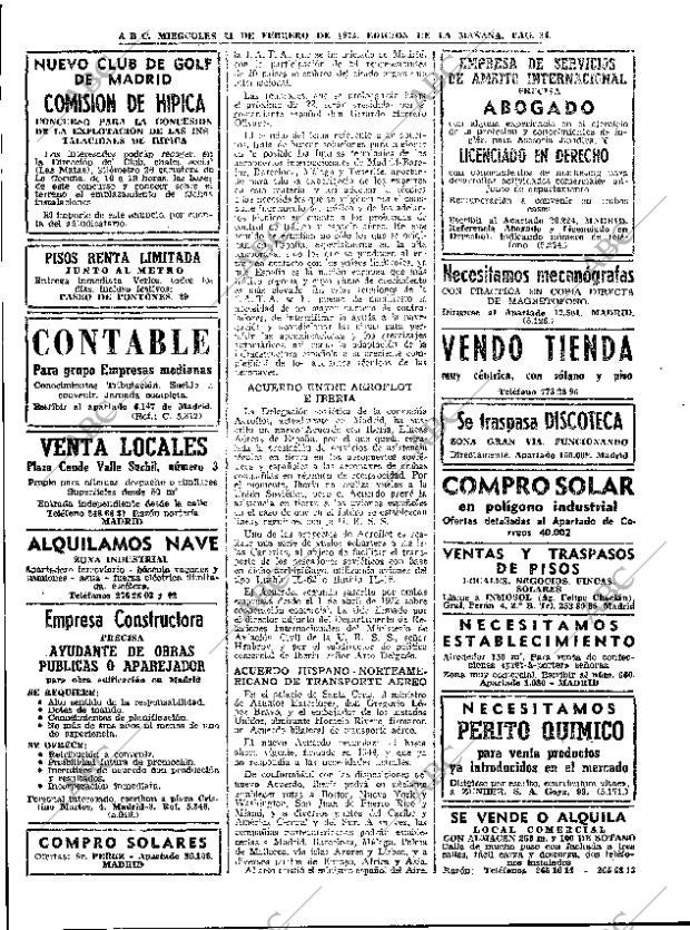 ABC MADRID 21-02-1973 página 34