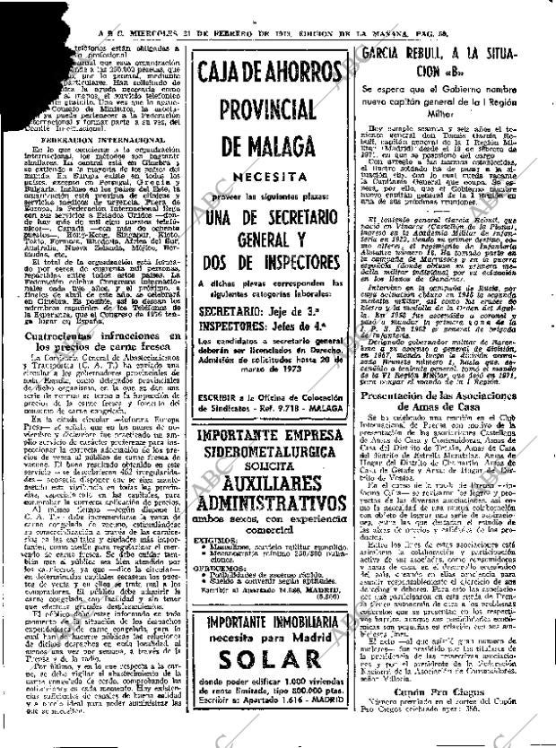 ABC MADRID 21-02-1973 página 50