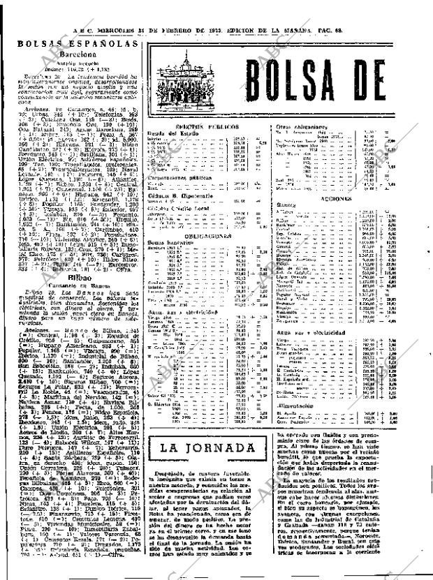 ABC MADRID 21-02-1973 página 68