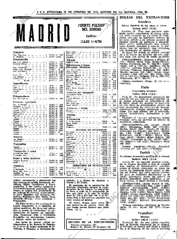ABC MADRID 21-02-1973 página 69