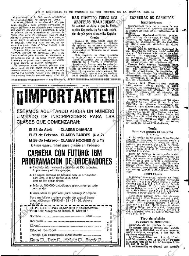 ABC MADRID 21-02-1973 página 75