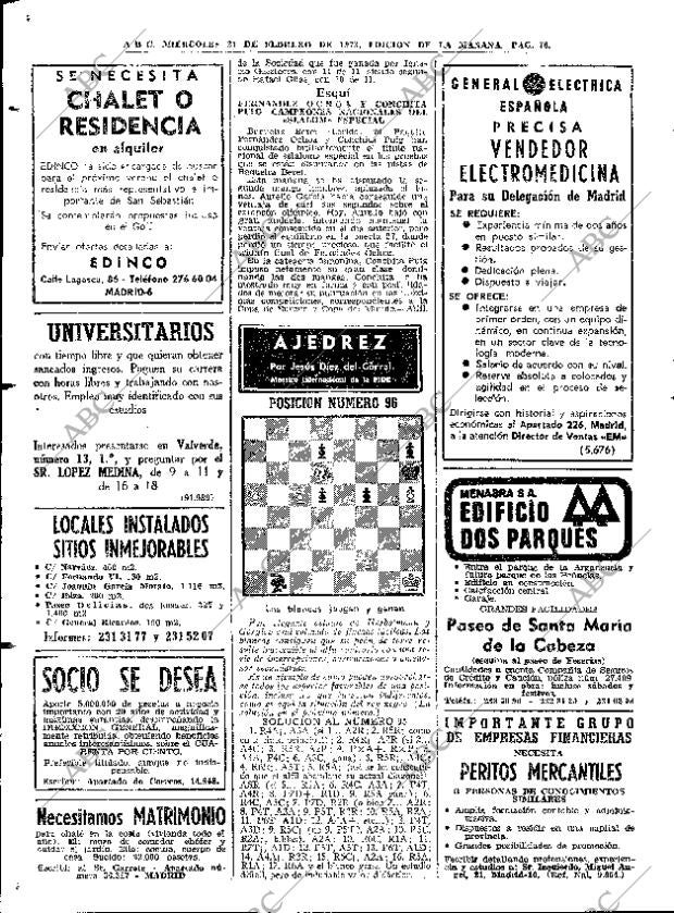 ABC MADRID 21-02-1973 página 76