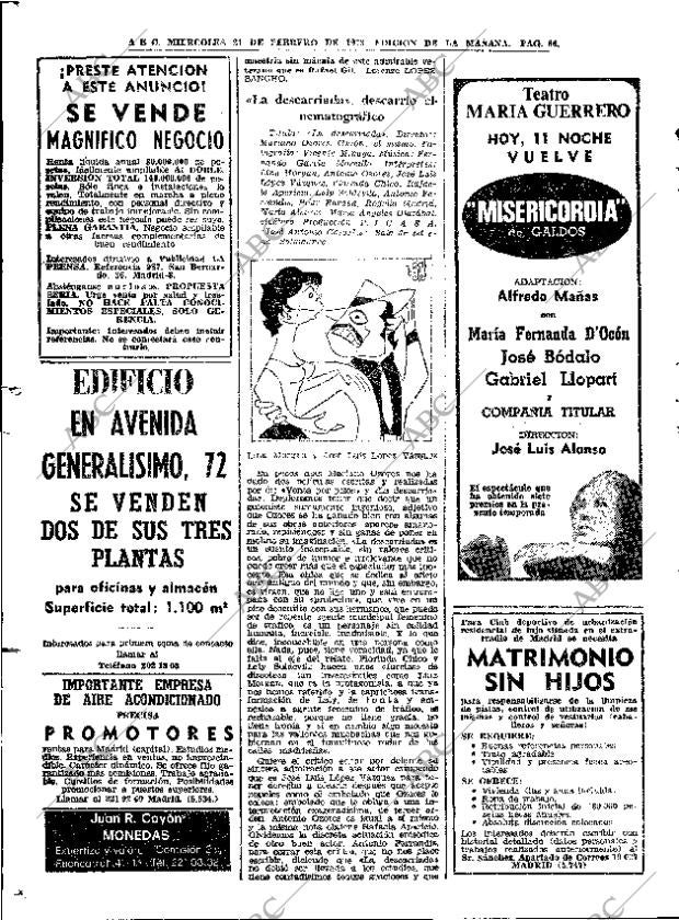 ABC MADRID 21-02-1973 página 86