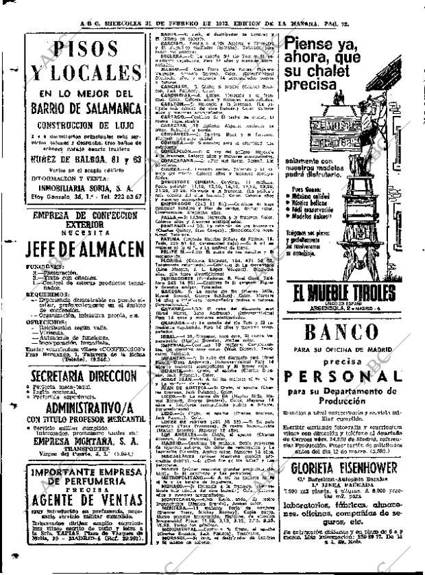ABC MADRID 21-02-1973 página 92