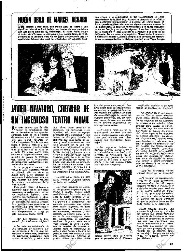 BLANCO Y NEGRO MADRID 24-02-1973 página 67