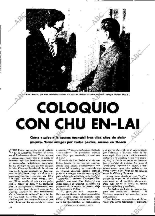 BLANCO Y NEGRO MADRID 24-02-1973 página 74