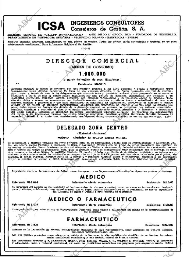 ABC MADRID 27-02-1973 página 18