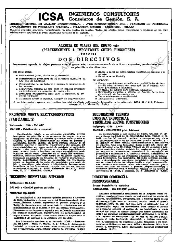 ABC MADRID 27-02-1973 página 20