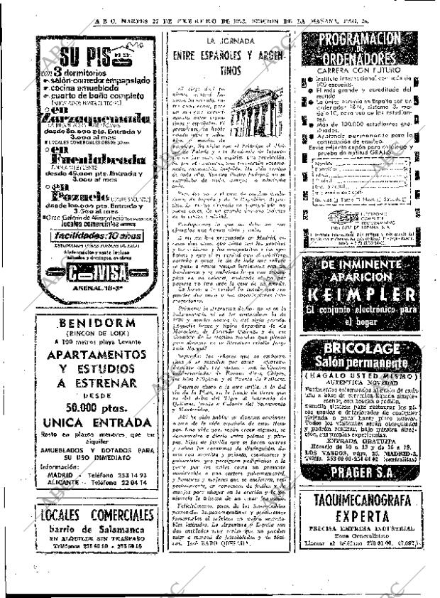 ABC MADRID 27-02-1973 página 26