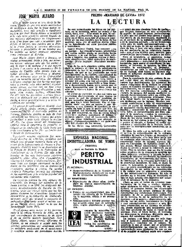 ABC MADRID 27-02-1973 página 37