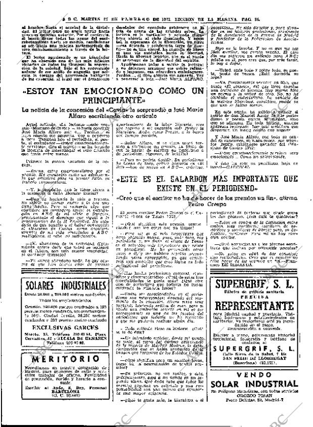 ABC MADRID 27-02-1973 página 38