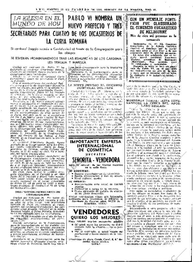 ABC MADRID 27-02-1973 página 41