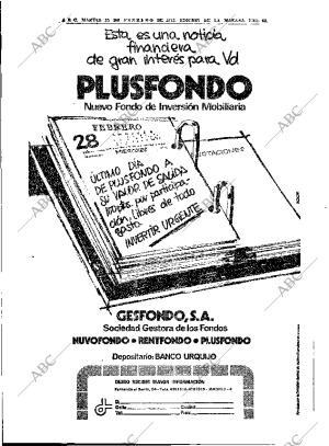 ABC MADRID 27-02-1973 página 62