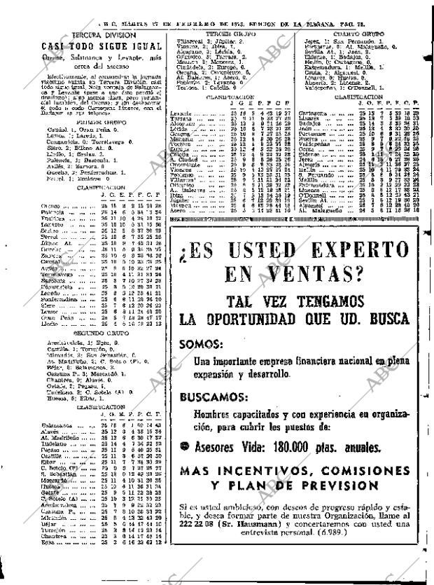 ABC MADRID 27-02-1973 página 75