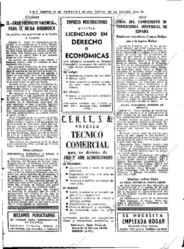 ABC MADRID 27-02-1973 página 76