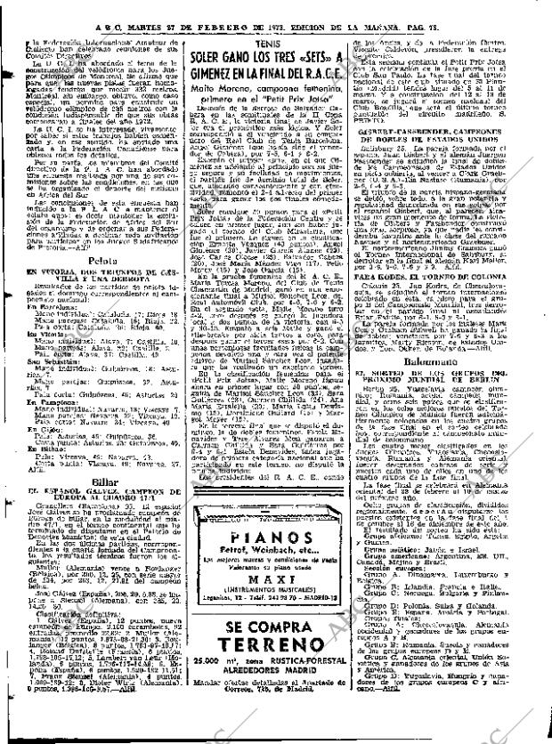 ABC MADRID 27-02-1973 página 78