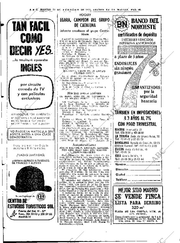 ABC MADRID 27-02-1973 página 80