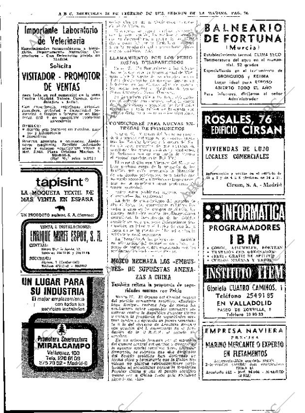 ABC MADRID 28-02-1973 página 34