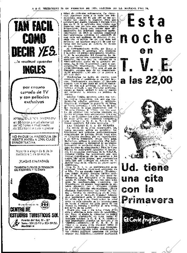 ABC MADRID 28-02-1973 página 36