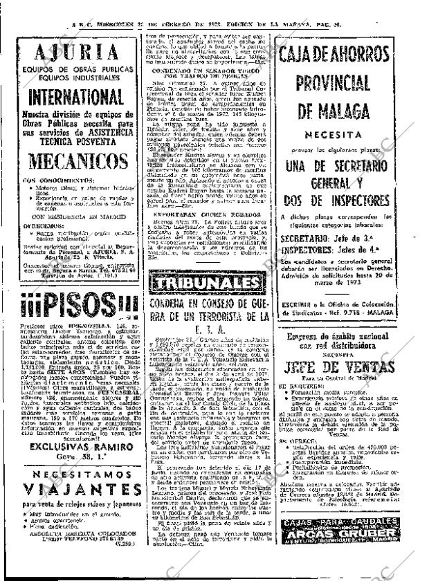 ABC MADRID 28-02-1973 página 40