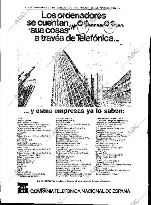 ABC MADRID 28-02-1973 página 62