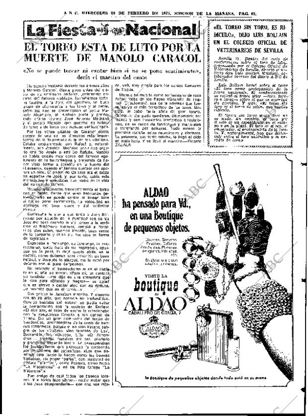 ABC MADRID 28-02-1973 página 83
