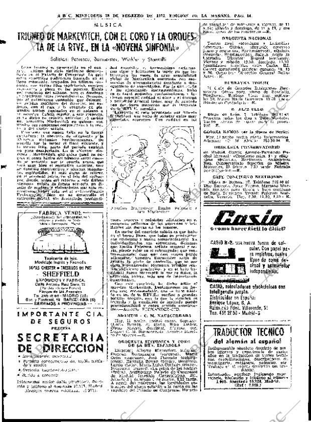 ABC MADRID 28-02-1973 página 84