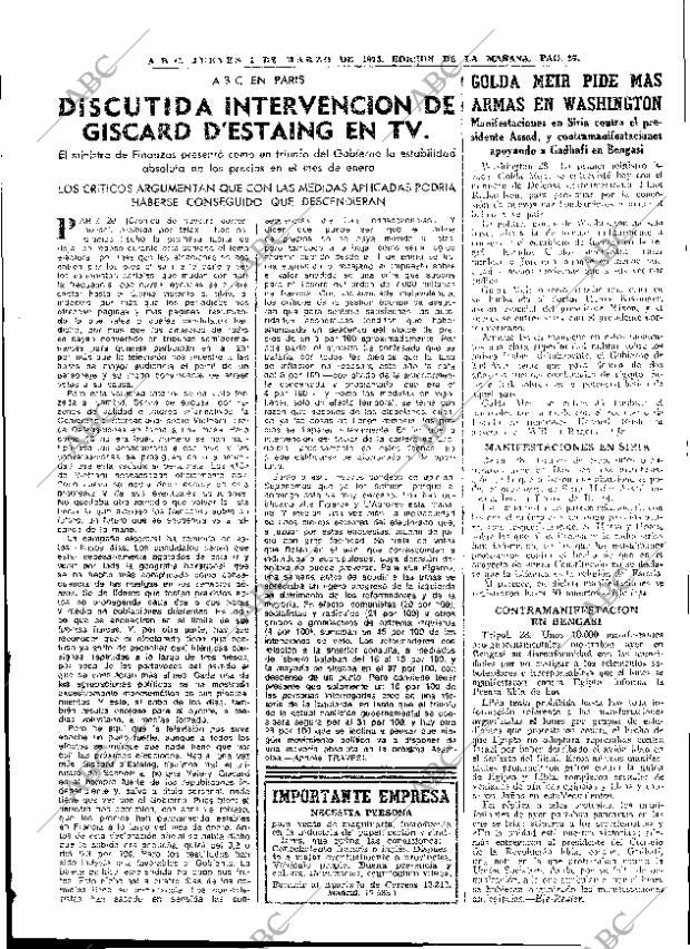 ABC MADRID 01-03-1973 página 25