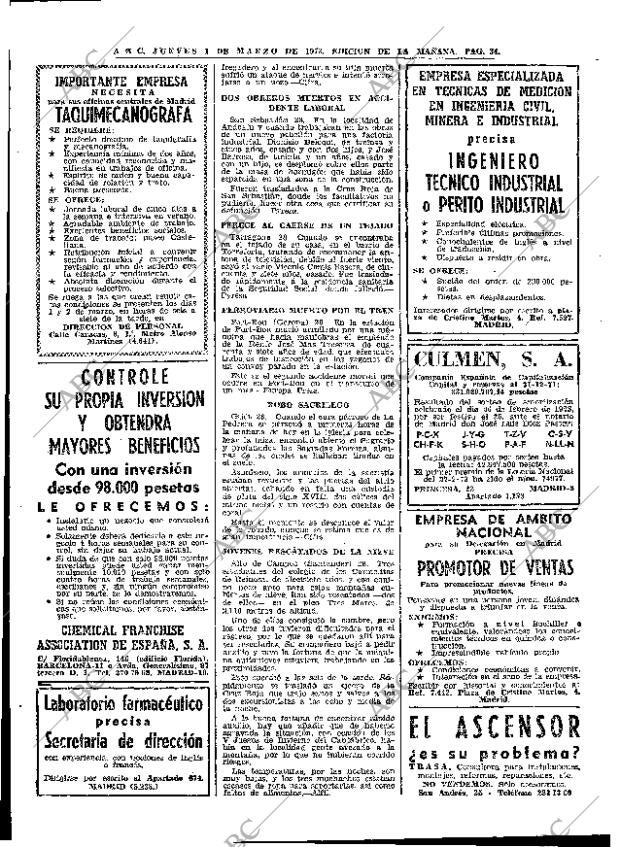 ABC MADRID 01-03-1973 página 34