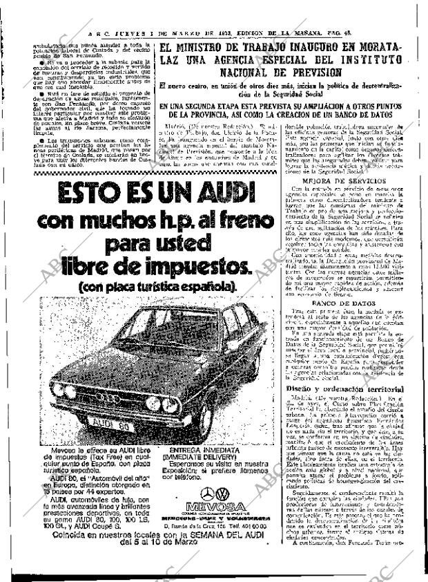 ABC MADRID 01-03-1973 página 45