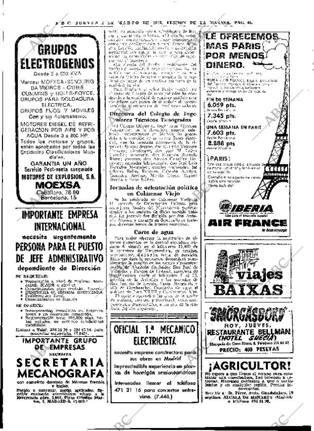 ABC MADRID 01-03-1973 página 46