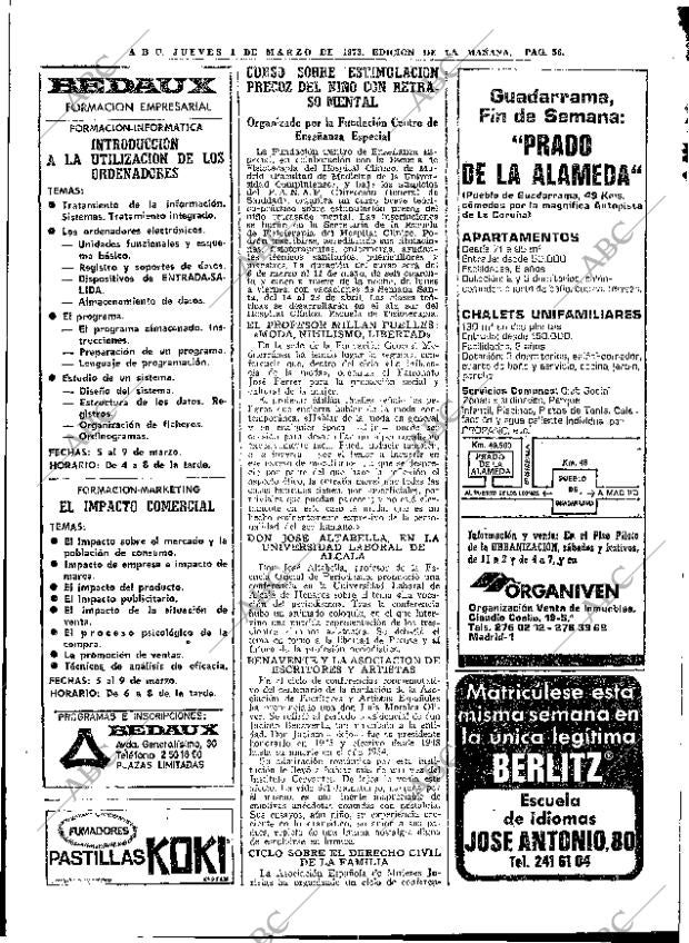 ABC MADRID 01-03-1973 página 56