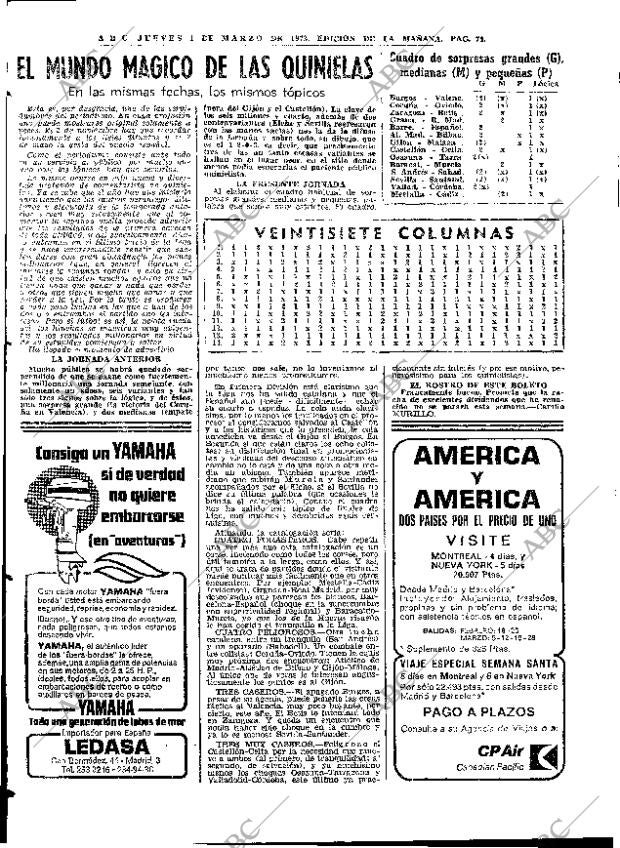 ABC MADRID 01-03-1973 página 74