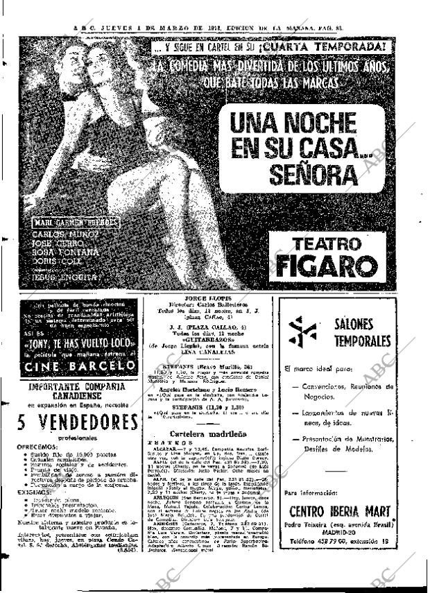 ABC MADRID 01-03-1973 página 82