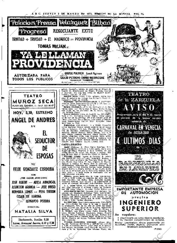 ABC MADRID 01-03-1973 página 84