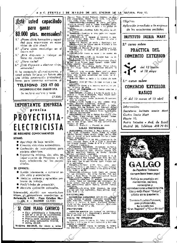 ABC MADRID 01-03-1973 página 87