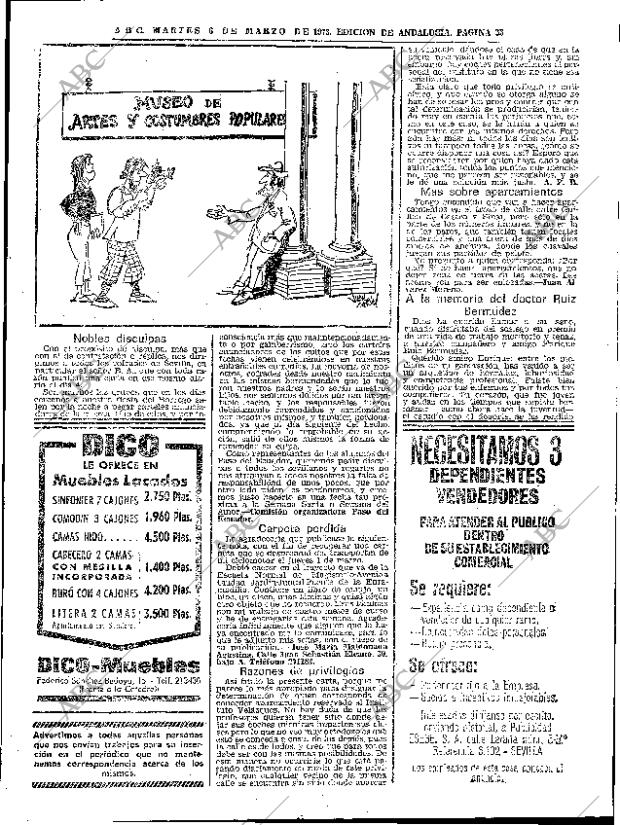 ABC SEVILLA 06-03-1973 página 33