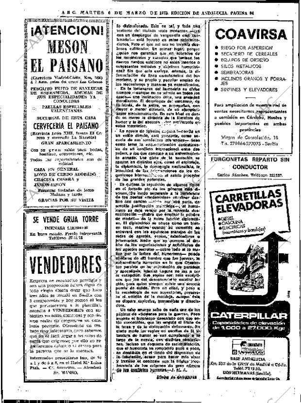 ABC SEVILLA 06-03-1973 página 84