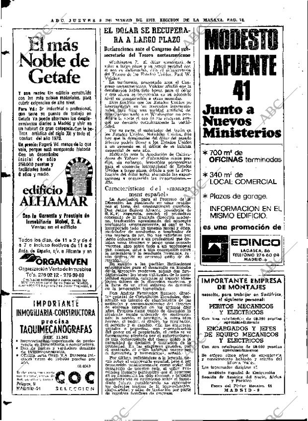 ABC MADRID 08-03-1973 página 74