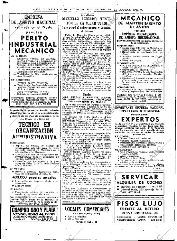 ABC MADRID 08-03-1973 página 84