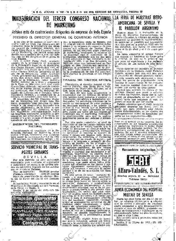 ABC SEVILLA 08-03-1973 página 33