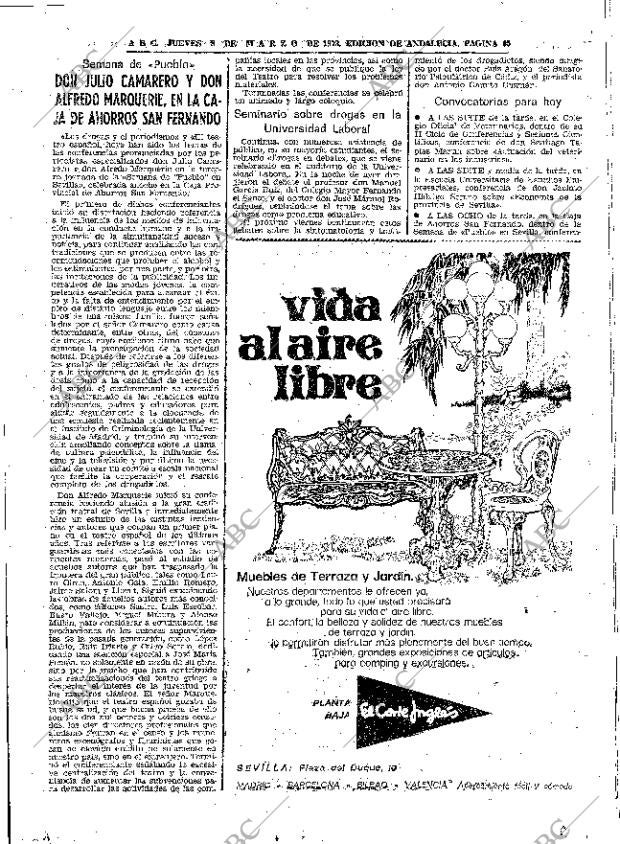 ABC SEVILLA 08-03-1973 página 45
