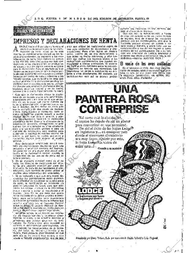ABC SEVILLA 08-03-1973 página 69