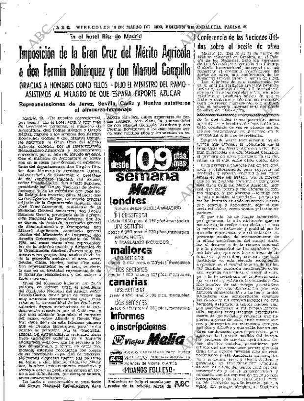 ABC SEVILLA 14-03-1973 página 41