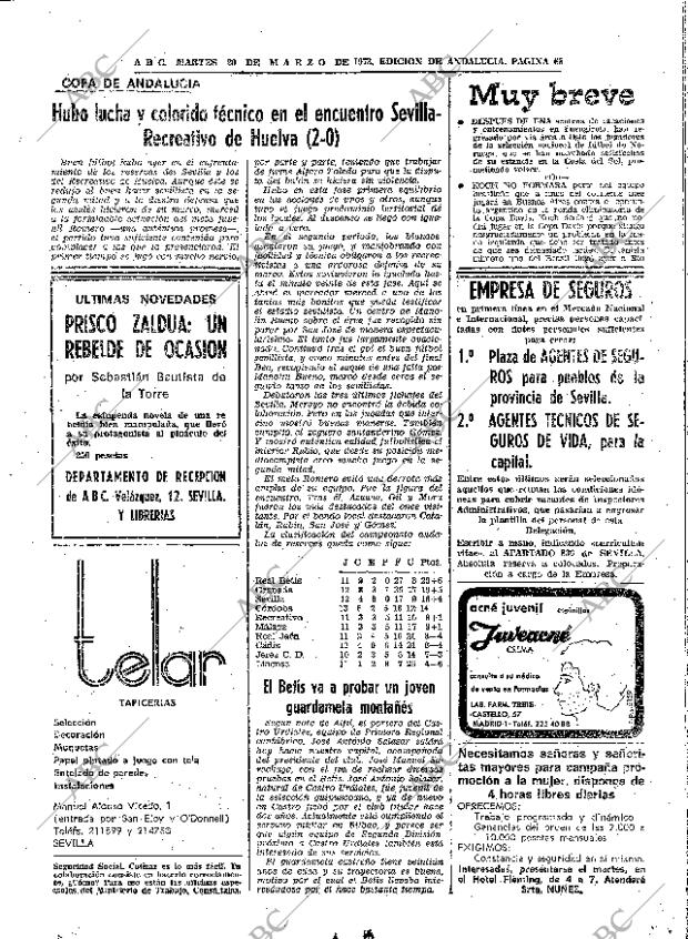 ABC SEVILLA 20-03-1973 página 65