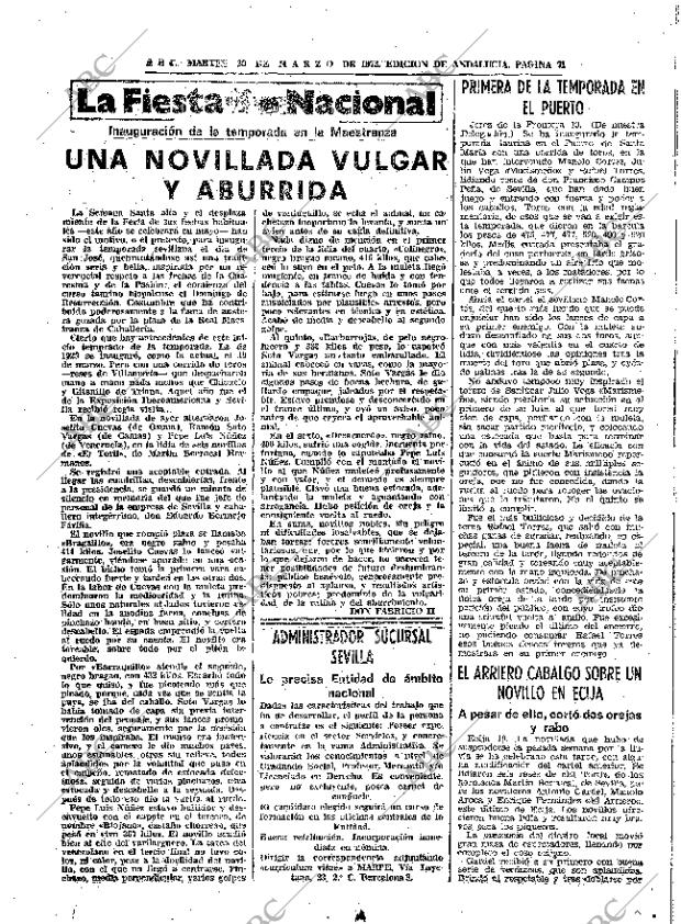 ABC SEVILLA 20-03-1973 página 71